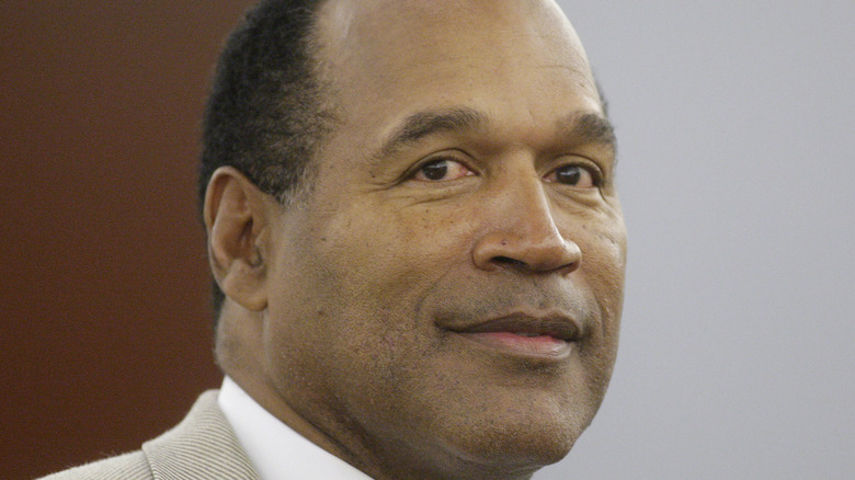 O.J. Simpson grinning