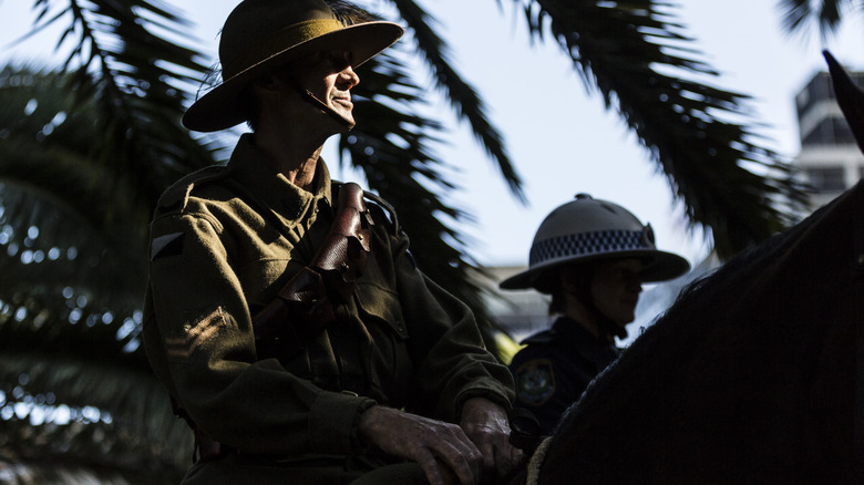 Australian light horse soldier