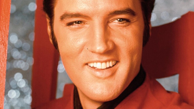 Elvis Presley in 1960s smiling