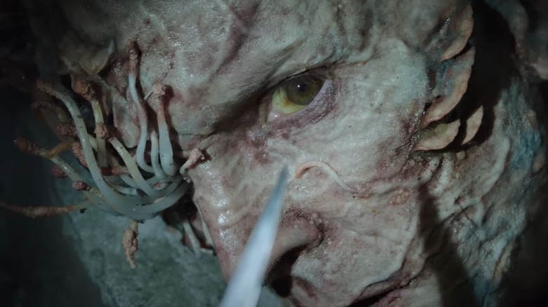 fungi infected zombie closeup