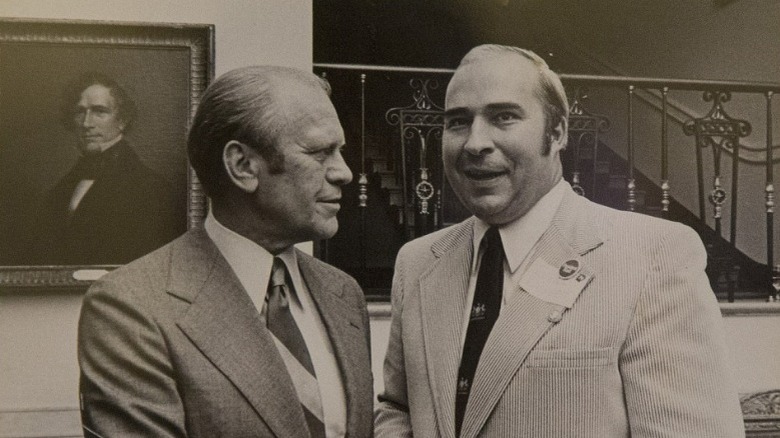 R. Budd Dwyer with Gerald Ford