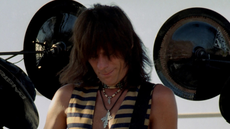 Jeff Beck performing live 