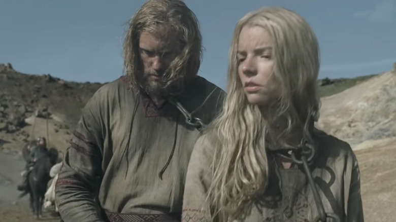 image from "The Northman" of Amleth and Olga