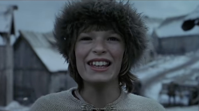 Amleth as a little boy in "The Northman"