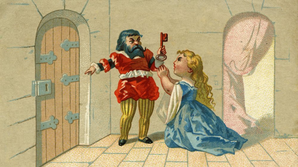 An illustration of the Bluebeard story