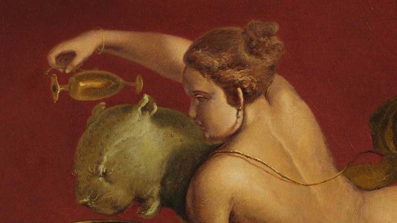 Nereid riding a sea-leopard