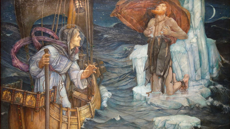 The Voyage of St. Brandan by Edward Reginald Frampton