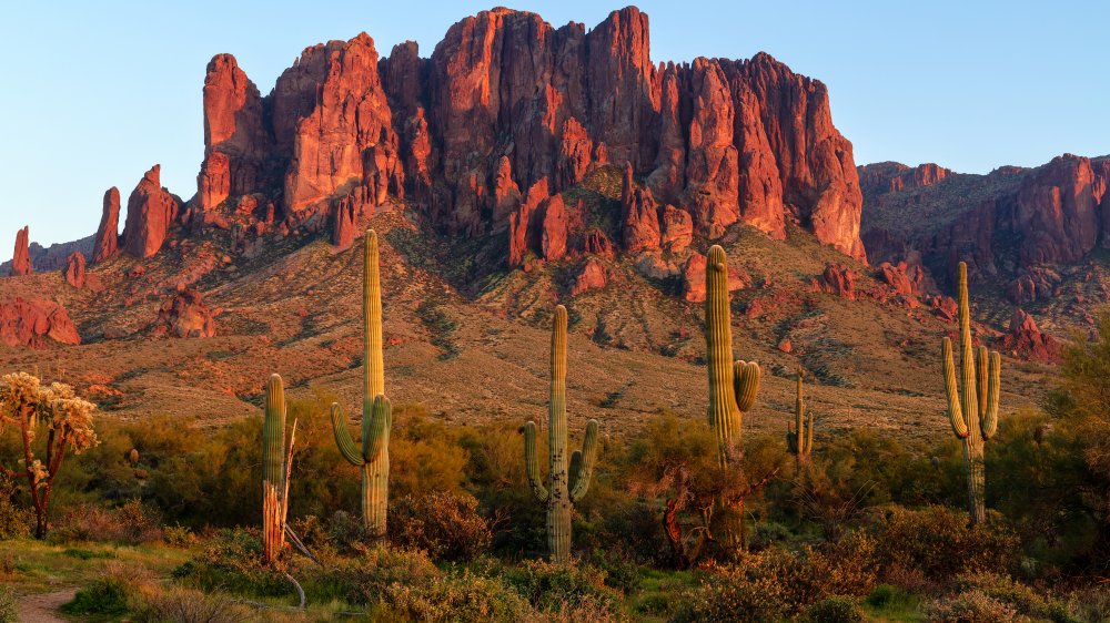 The Superstition Mountains