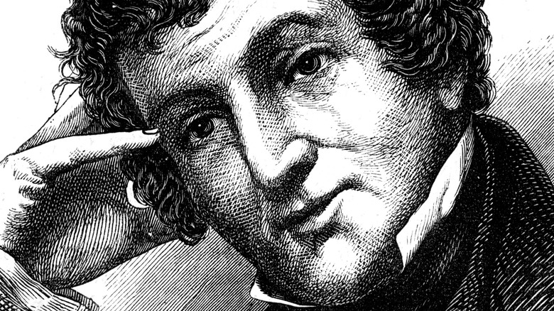 A reflective portrait of Washington Irving 