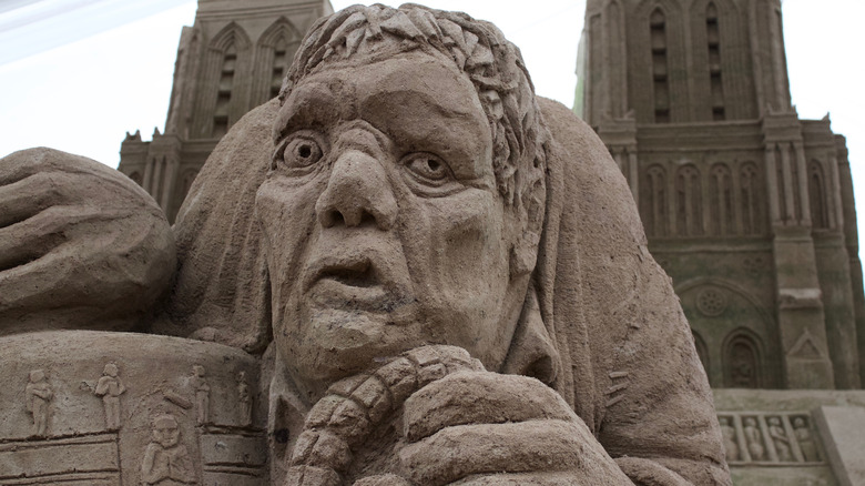 sculpture of hunchback