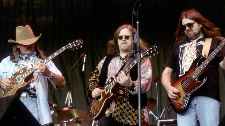 Allman Brothers Band performing live