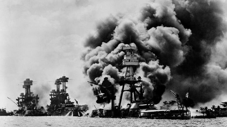 Pearl Harbor 1941 bombed ships