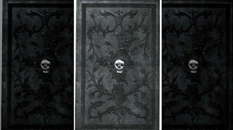 black book white skull
