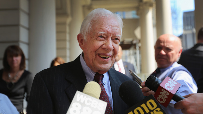 Jimmy Carter smiling