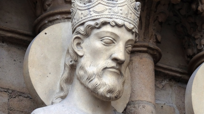 window depicting king solomon