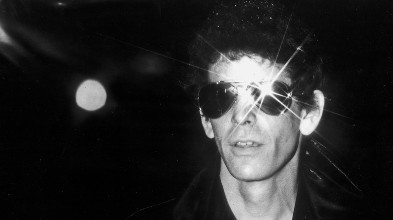 Lou Reed in sunglasses