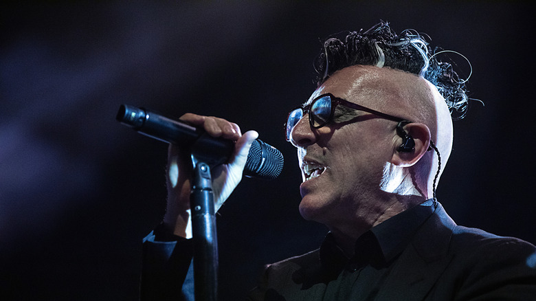 Maynard James Keenan onstage with microphone