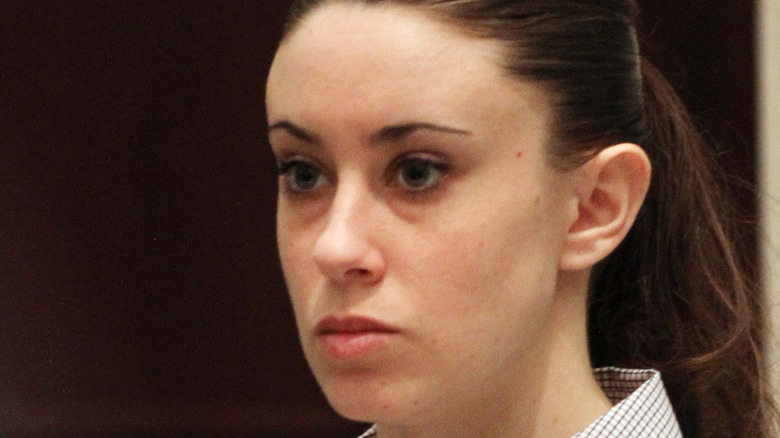 Casey Anthony standing in court