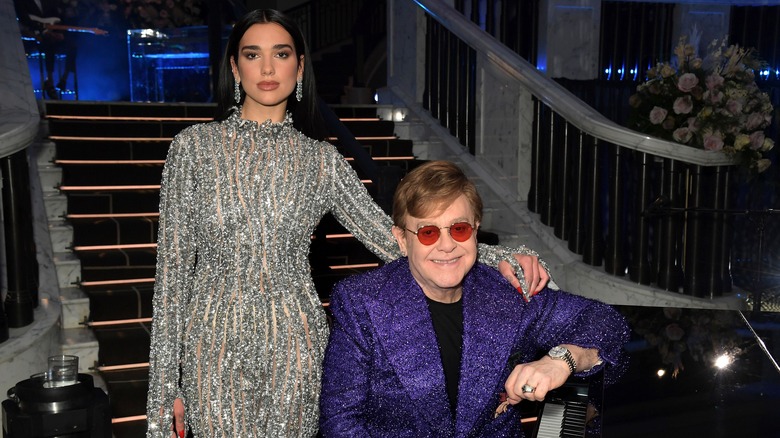 Dua Lipa stands by Elton John