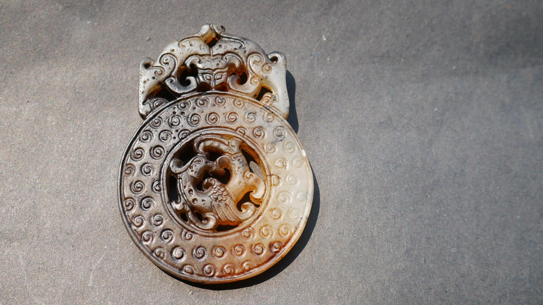ancient Chinese bi pendant
