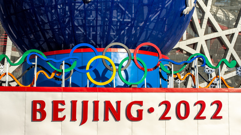 Olympic Rings Beijing 2022 Olympics