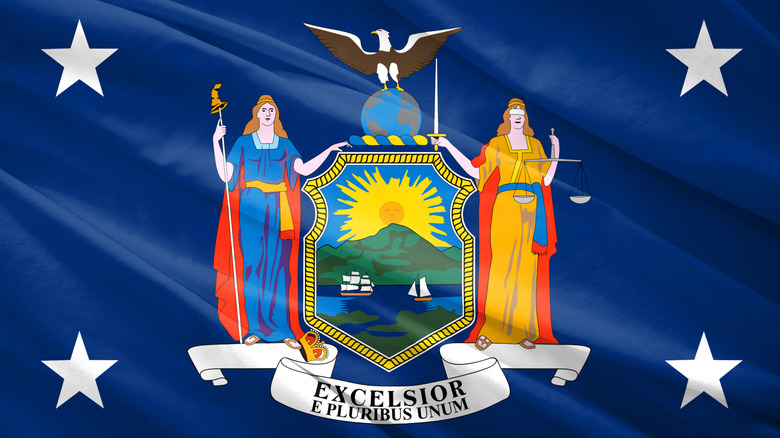 Updated New York State flag