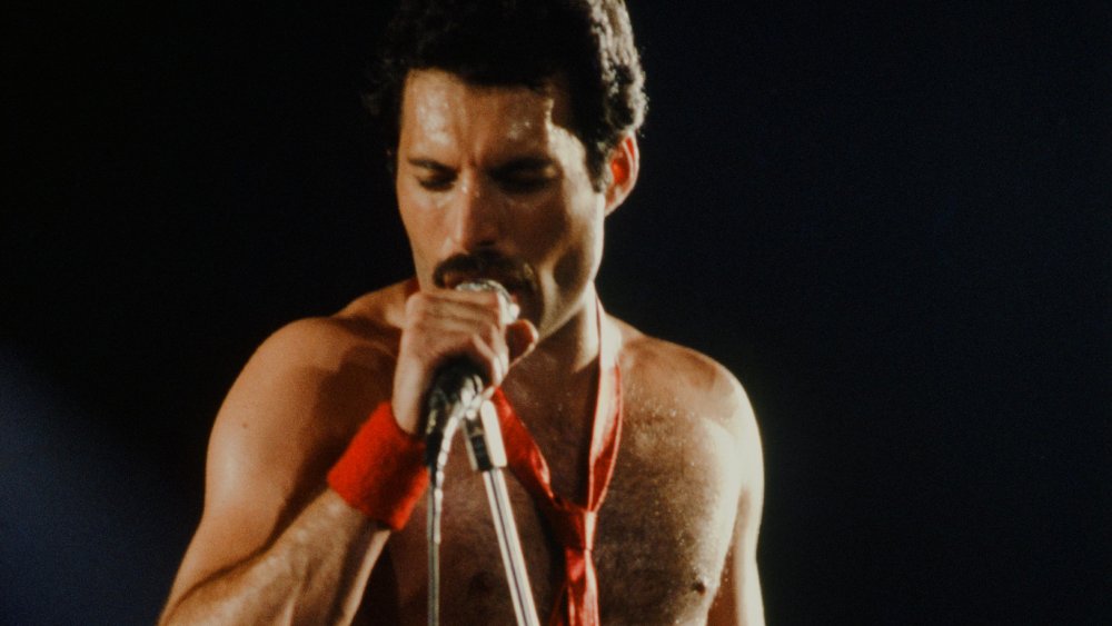 Freddie Mercury singing