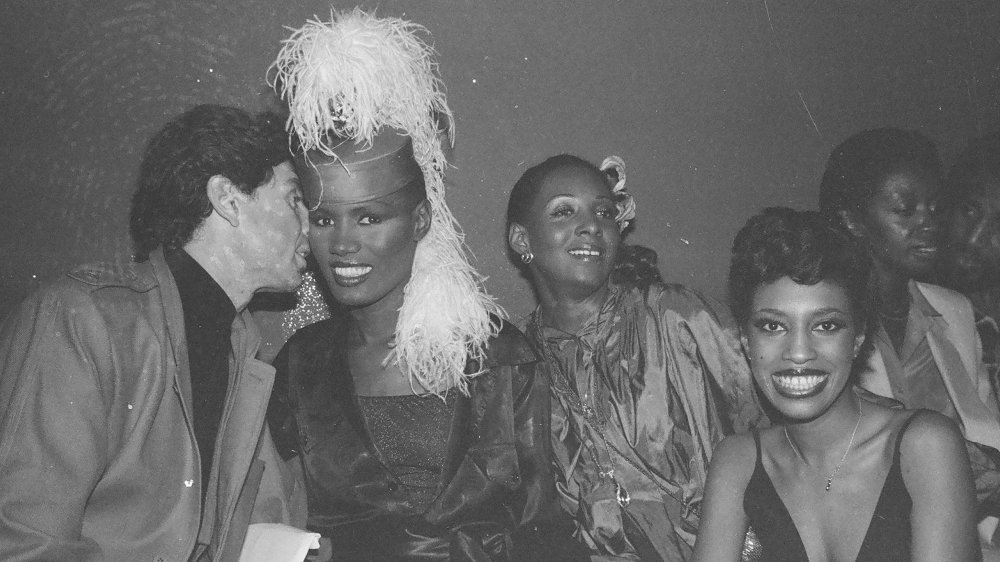 Grace Jones and friends at Studio 54