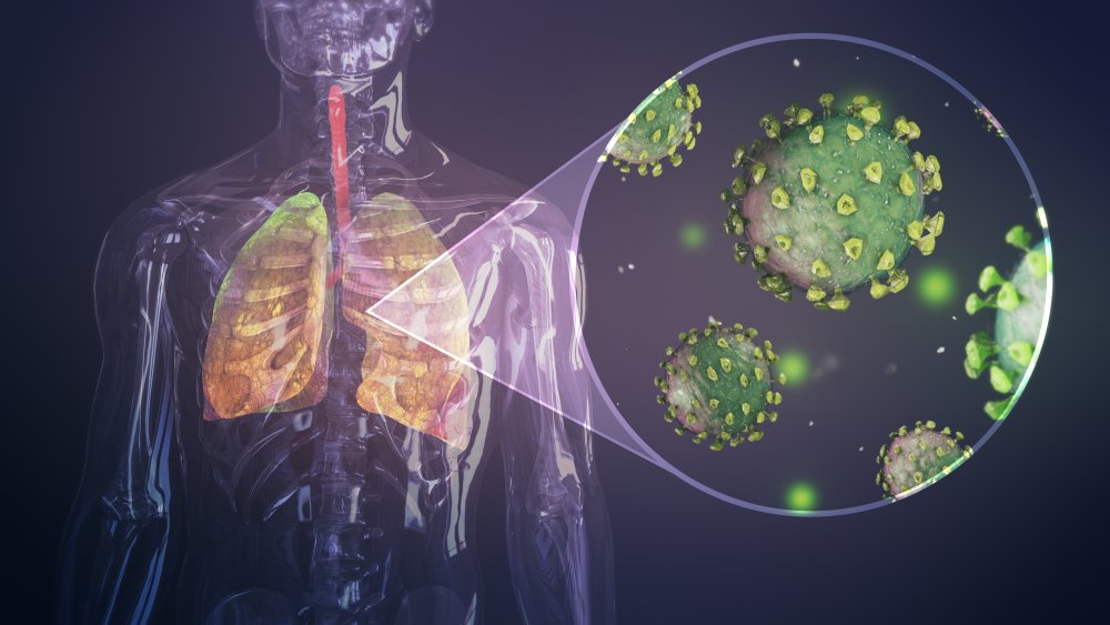 Coronavirus outbreak infecting respiratory system.