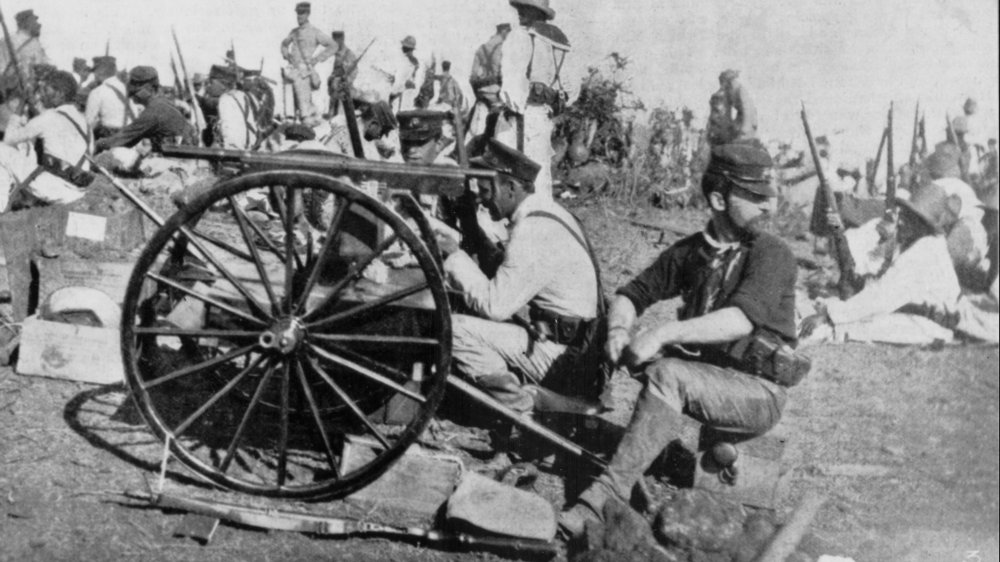 Camp in Cuba during the Spanish American War