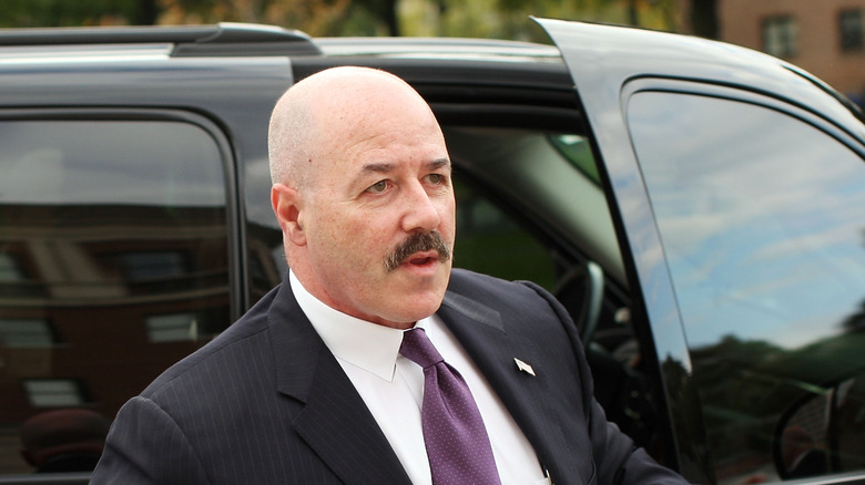bernie kerik suit mustache