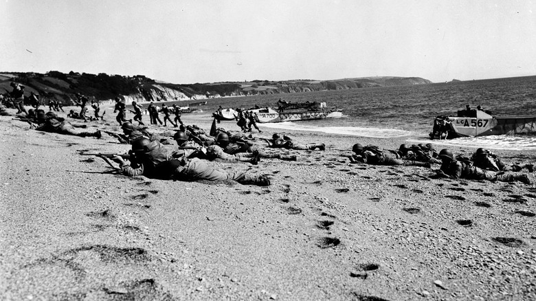 American Soldiers on Slapton Sands