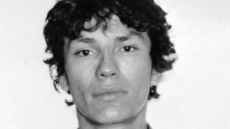 Richard Ramirez posing for mugshot