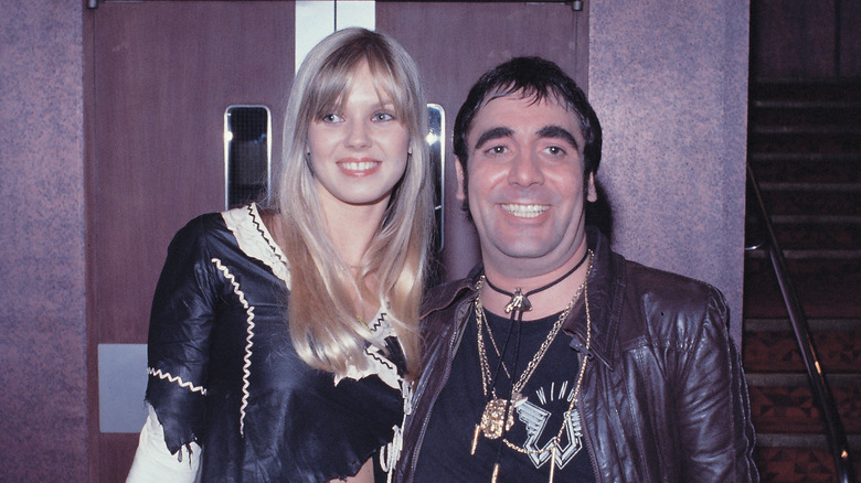 Keith Moon pictured with girlfriend Annette Walter-Lax on the night before his death