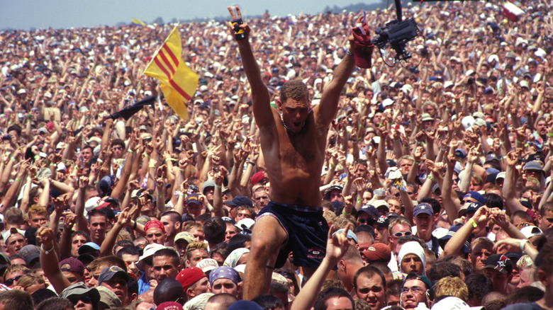 The crowd at Woodstock '99