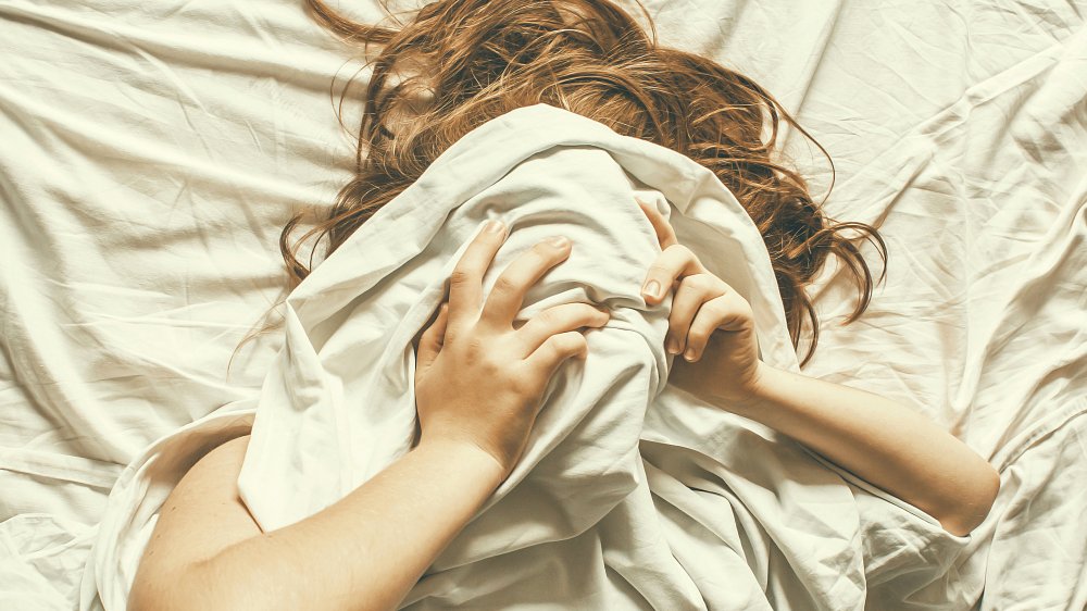 sleeping woman