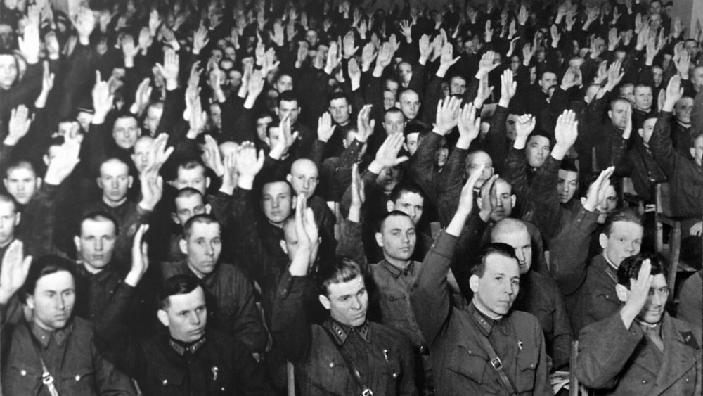 The Trial of the Twenty-one, last of Stalin's political show trials as part of his Great Purge