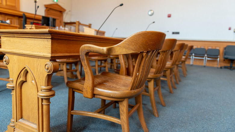 Empty court room 