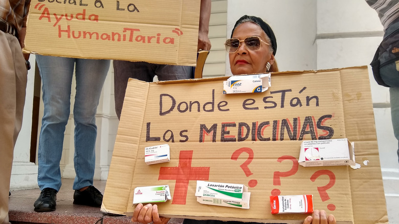 Venezuelan protesters