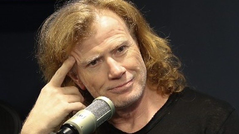 Dave Mustaine being interviewed