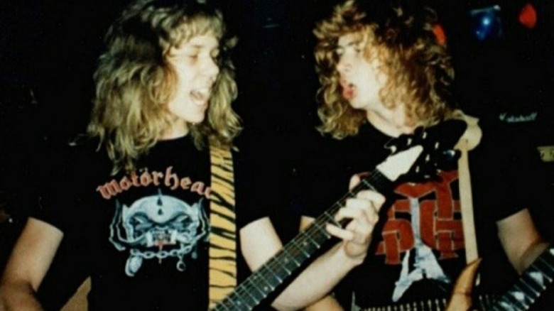 James Hetfield and James Mustaine