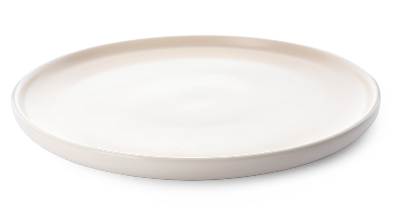 A bare plate
