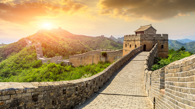 Section of the Great Wall of China