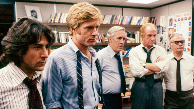 journalists in meeting