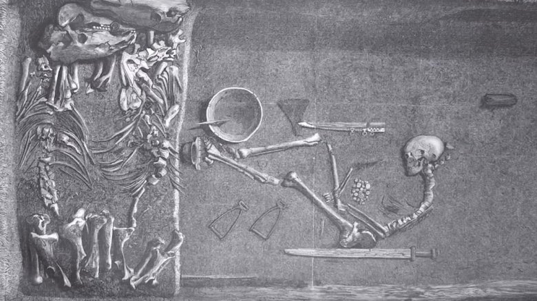 Viking burial