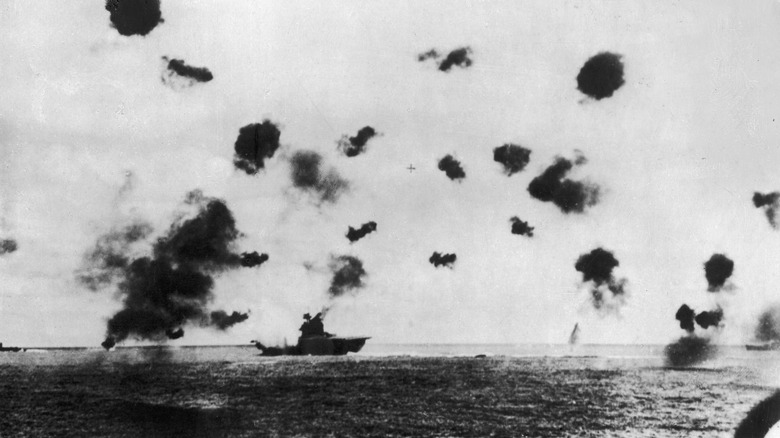action during battle of midway