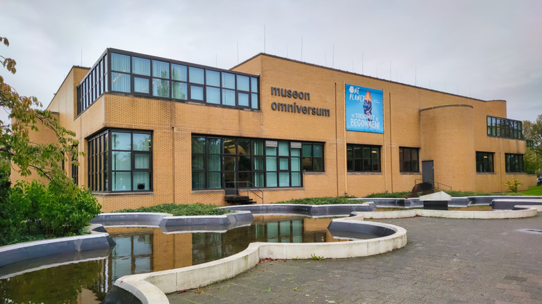 Exterior of Museon museum in the Hague, Netherlands.