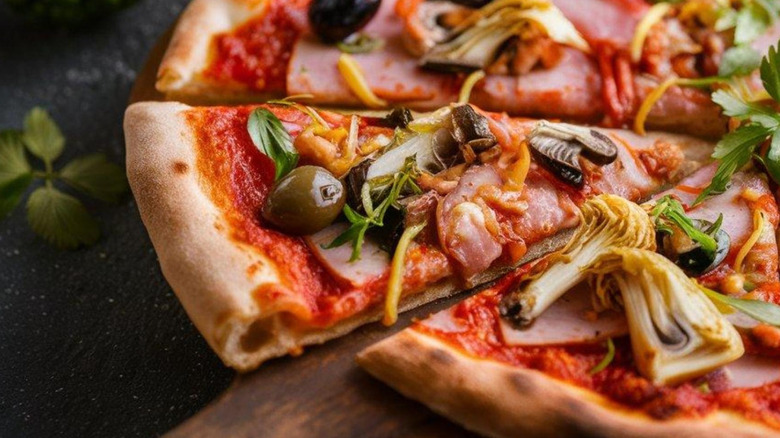 Slices of pizza