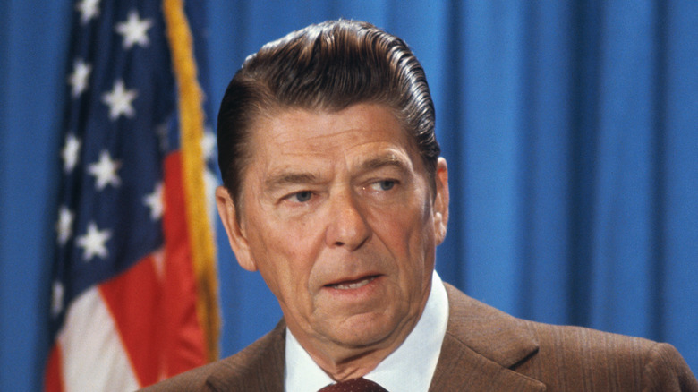 Former US President Reagan