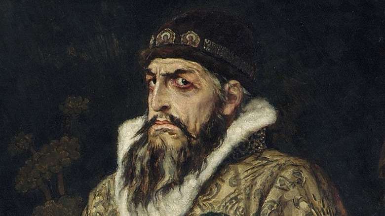Tsar Ivan The Terrible looking stern